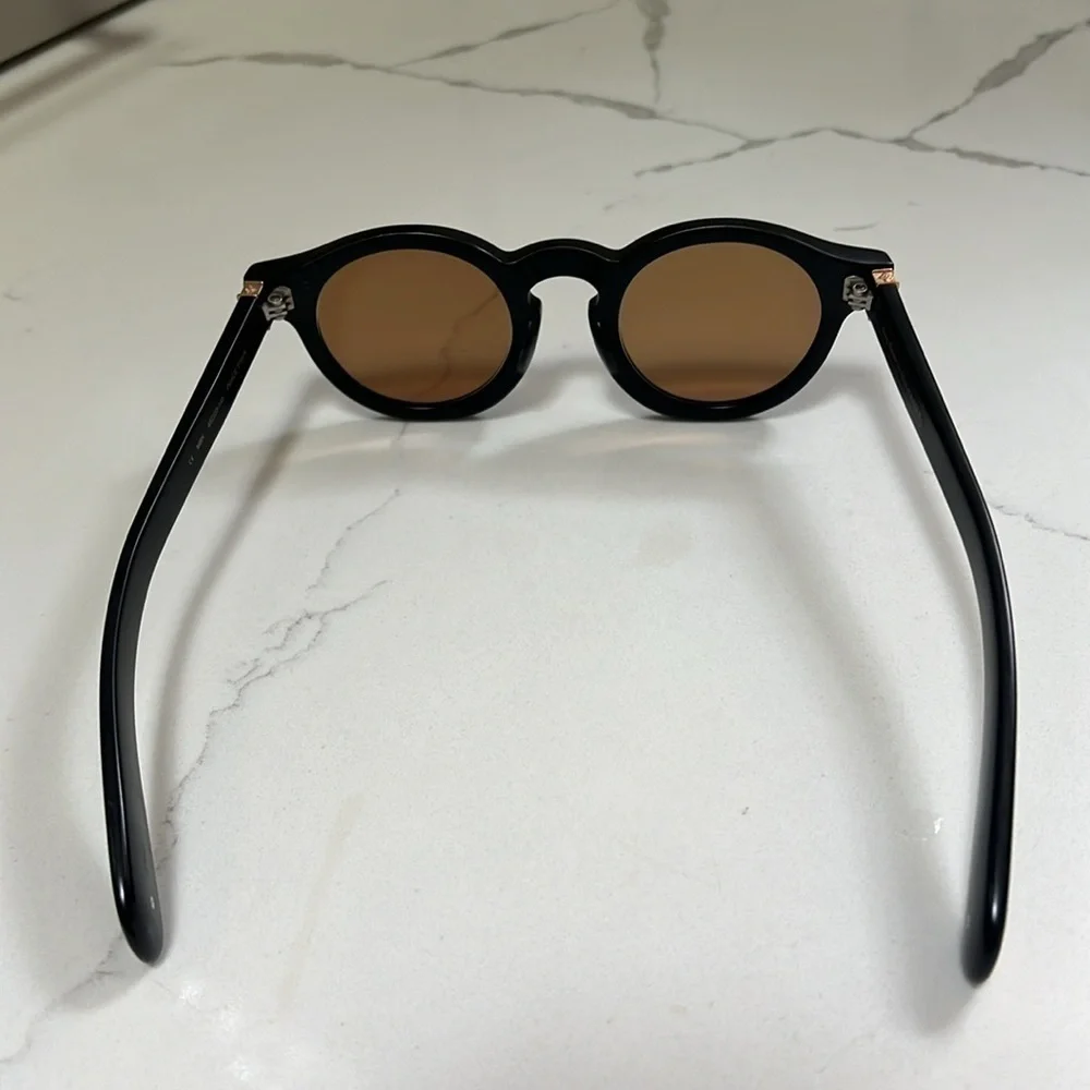 Shamballa Larry Sands Black Peacetrain Round Rim Unisex Eyeglasses Sunglasses